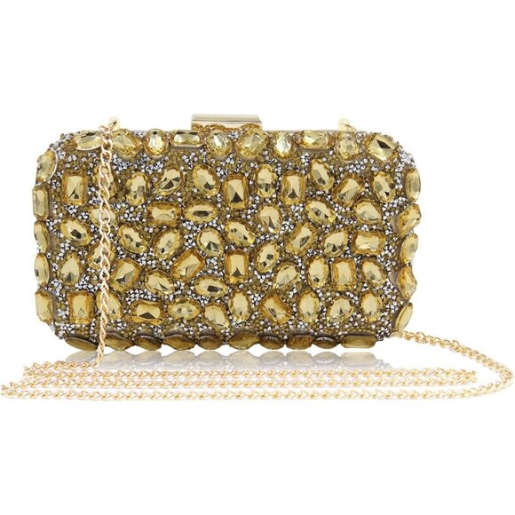 CLUTCH Purses For Women Gold - Picture 6 of 7